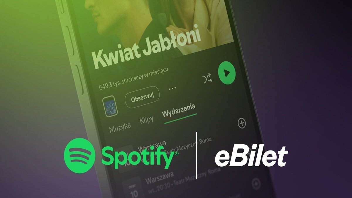 Spotify i eBilet łączą siły. Co to oznacza dla fanów muzyki?