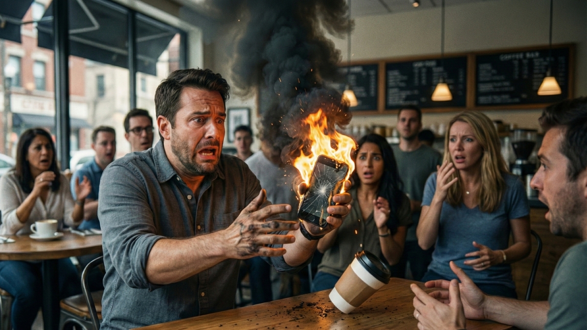 Twój telefon syczy i dymi? Masz minutę, by uniknąć katastrofy