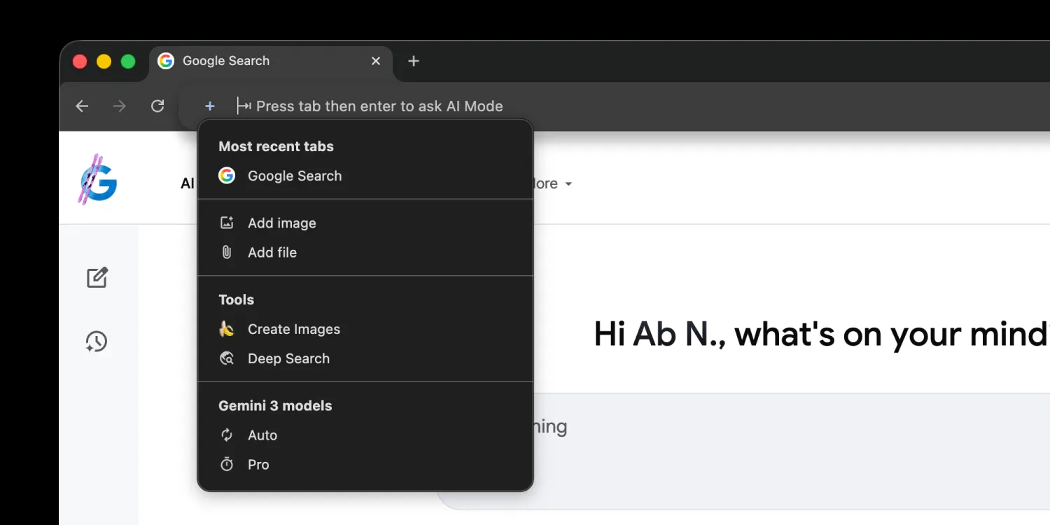 Zmiany w Chrome. Pasek adresu staje się centrum zarządzania sztuczną inteligencją
