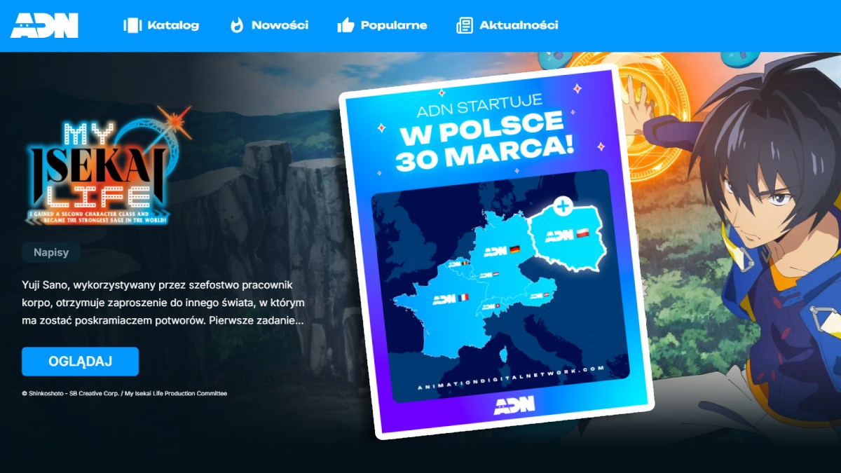 Nowa platforma VOD z anime już w Polsce. Znamy ceny i pełną listę 40 tytułów