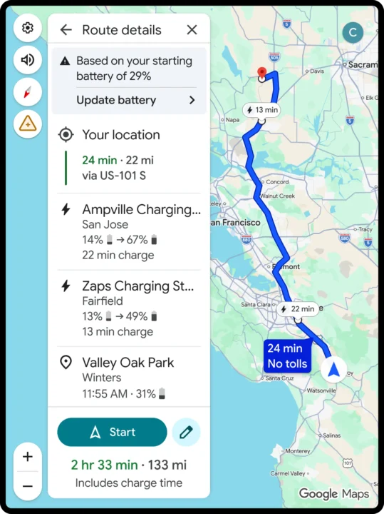 android auto ułatwienia elektryki
