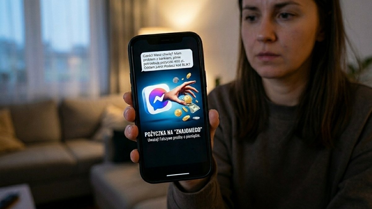 Policja ostrzega przed oszustami. Messenger jest ich pełen