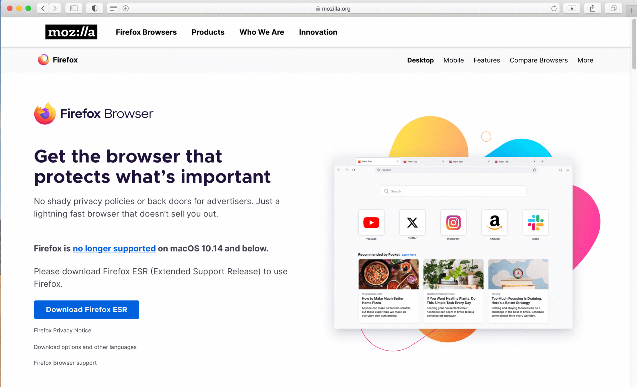 Firefox 115 ESR ze wsparciem na Windows 7 przez kolejne sześć miesięcy