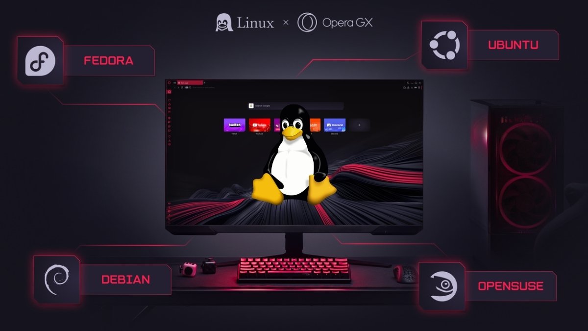 Opera GX trafiła na Linuxa. Debiut gamingowej przeglądarki