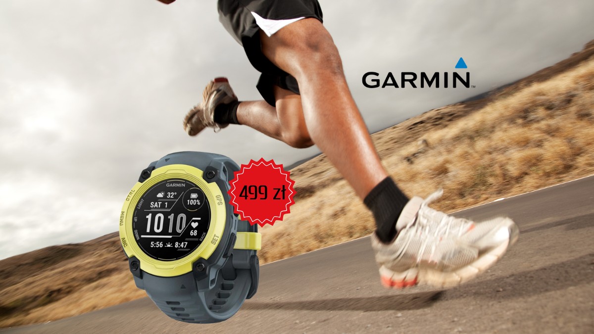 Garmin za 499 zł w szalonej promocji. Bateria wystarczy na 16 dni