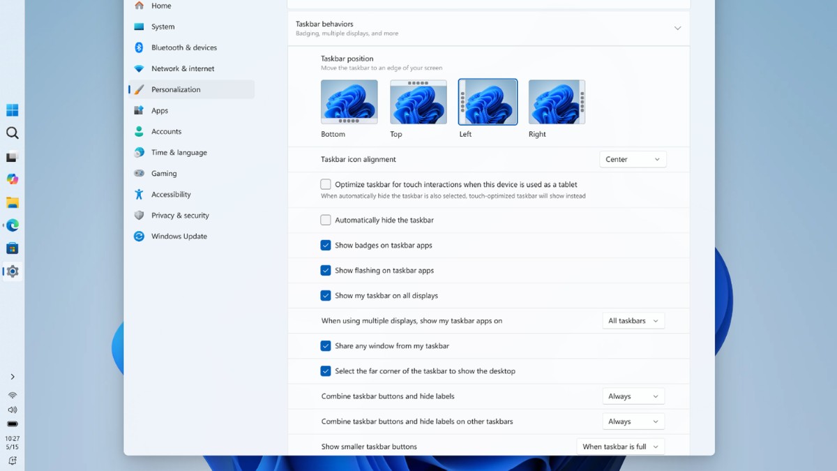 Windows 11 z nowym paskiem zadań. Microsoft oddaje funkcję sprzed lat