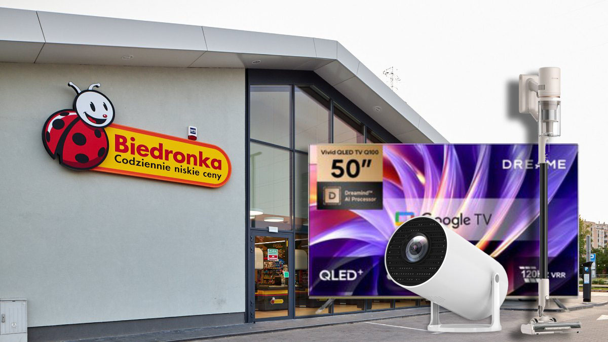 Biedronka przeceniła elektronikę choćby o 50%. Kup telewizor, a odkurzacz dostaniesz za złotówkę