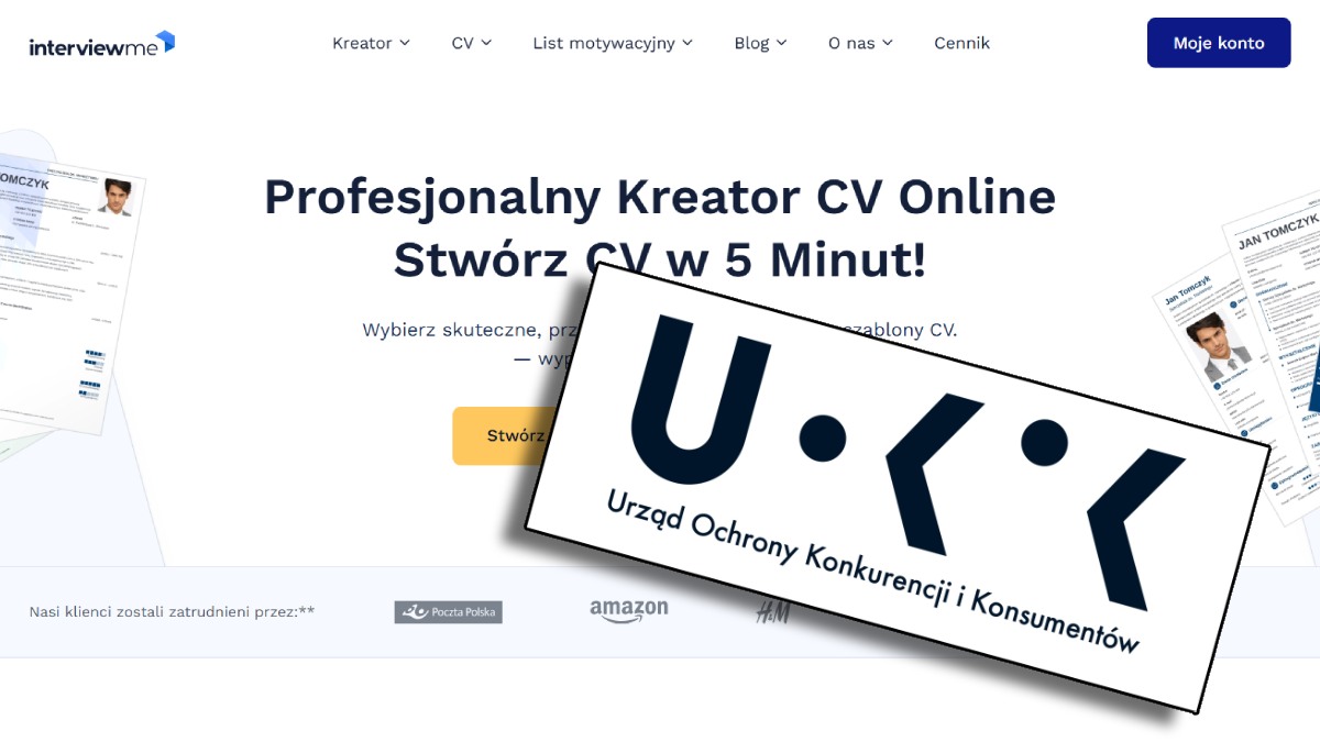 Tysiące Polaków mogły dać się nabrać. UOKiK ukarał popularny kreator CV