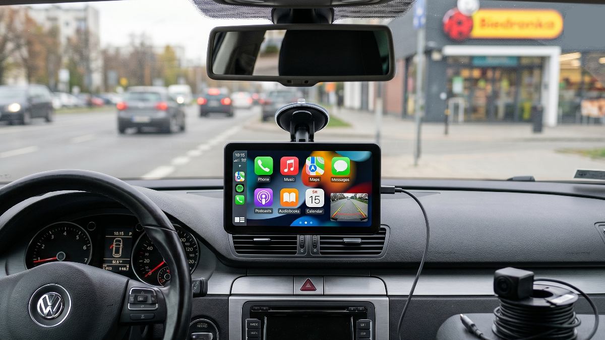 Biedronka pozazdrościła AliExpress. 7-calowy ekran z Android Auto i dwiema kamerami w promocji
