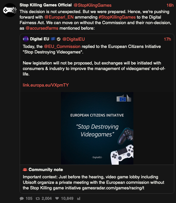 Stop Killing Games