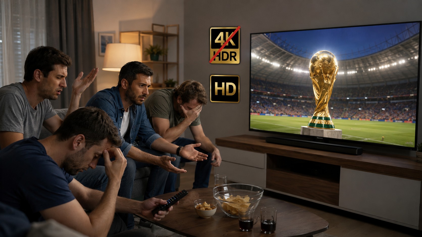 TVP emituje Mundial w HD, choć inni pokazują go w 4K HDR. KRRiT punktuje tłumaczenia