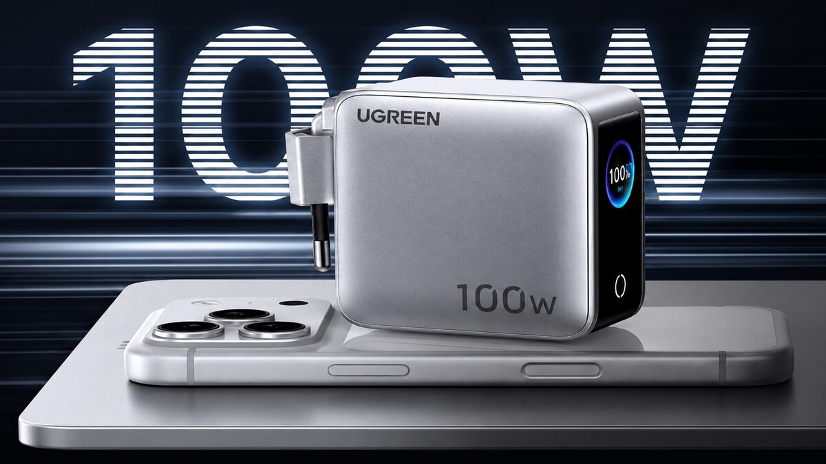 Koniec z ładowaniem w ciemno. UGREEN Nexode Pro 100W ma dotykowy ekran i zapewnia kontrolę nad energią