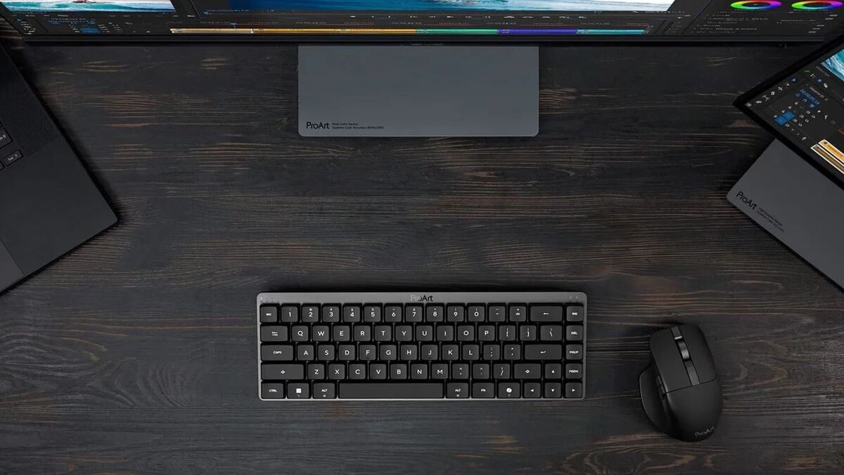 ASUS pokazał nowe akcesoria. Biurowa klawiatura może wyglądać świetnie