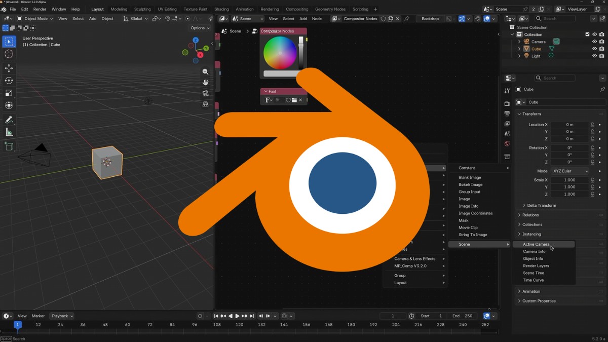 Blender 5.2 LTS już dostępny. Darmowy program do grafiki 3D reaguje teraz na dźwięk