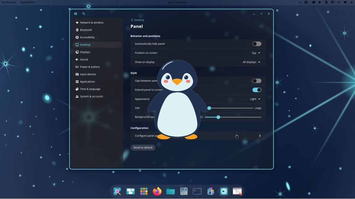 COSMIC 1.3 już dostępny. Linux dostał efekt rodem z Windows 11