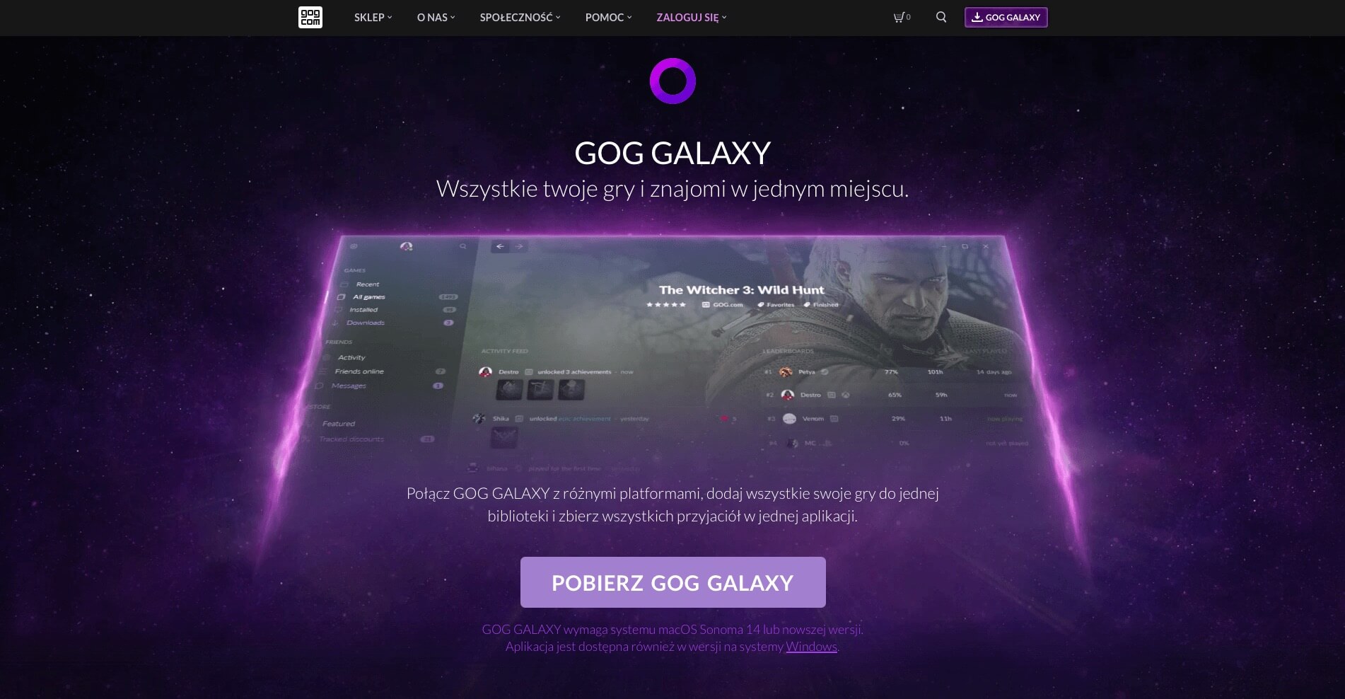 GOG Galaxy nareszcie trafi na Linuksa. Gracze zostali wysłuchani