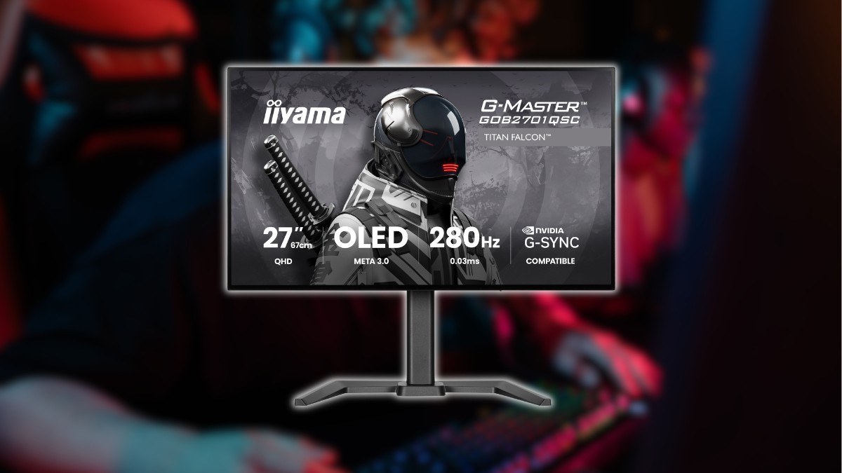 Pierwszy monitor OLED iiyama oficjalnie. 280 Hz i cena, która namiesza w sklepach