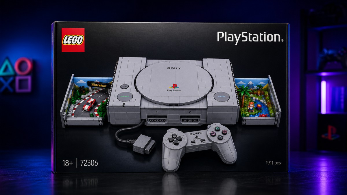 LEGO wskrzesi pierwsze PlayStation. W środku ukryto dwie kultowe gry