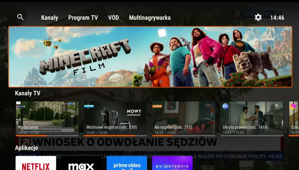 Nie wszystkie funkcje dekodera są dostępne w aplikacji Orange TV. Źródło: Sklep Play, Orange