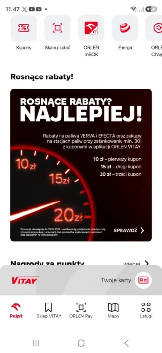 ORLEN odpala promocję. Zaoszczędzisz 50 groszy na litrze paliwa