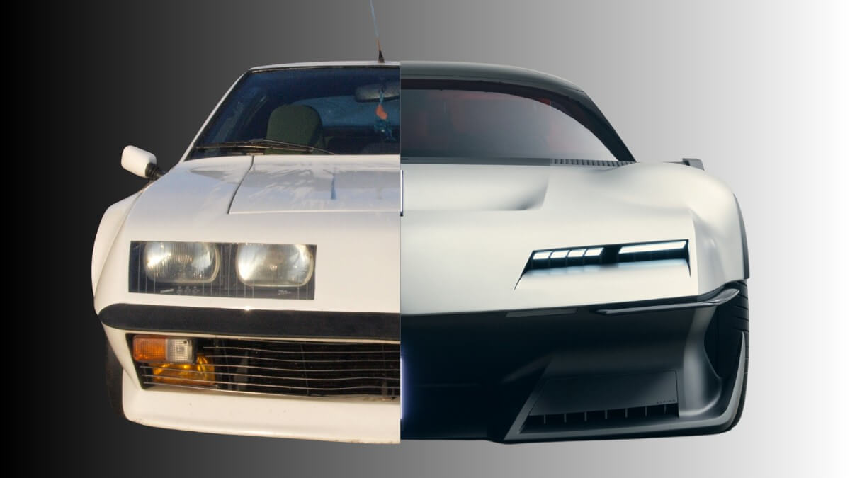 Alpine A310 w retrofuturystycznym wydaniu. Wygląda rewelacyjnie