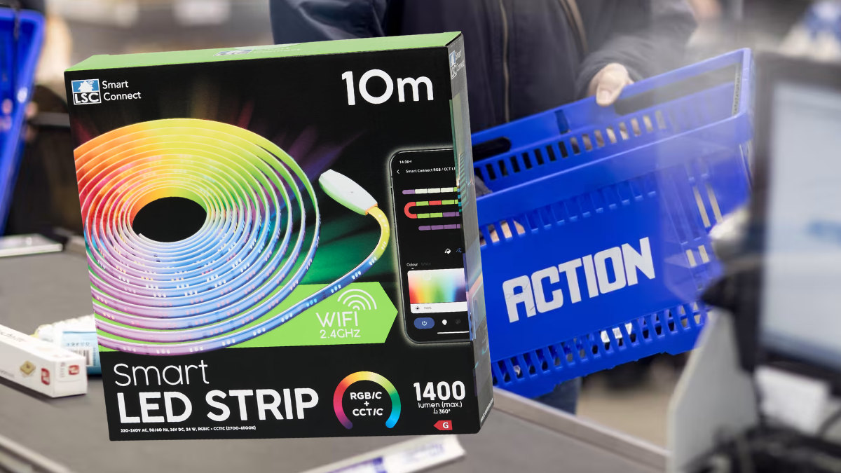 Aż 10 metrów, 1400 lumenów i sterowanie z aplikacji. Smart listwa RGB za grosze w Action