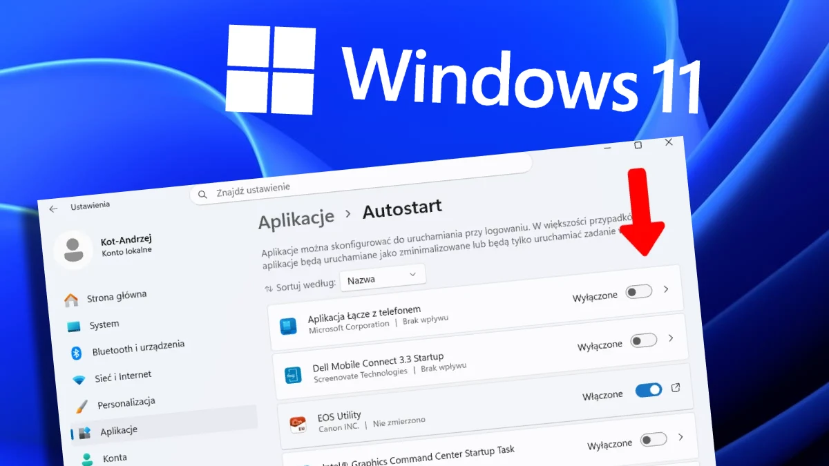 Windows 11 może uruchamiać się szybciej. Ten trik przyda się na słabszym komputerze