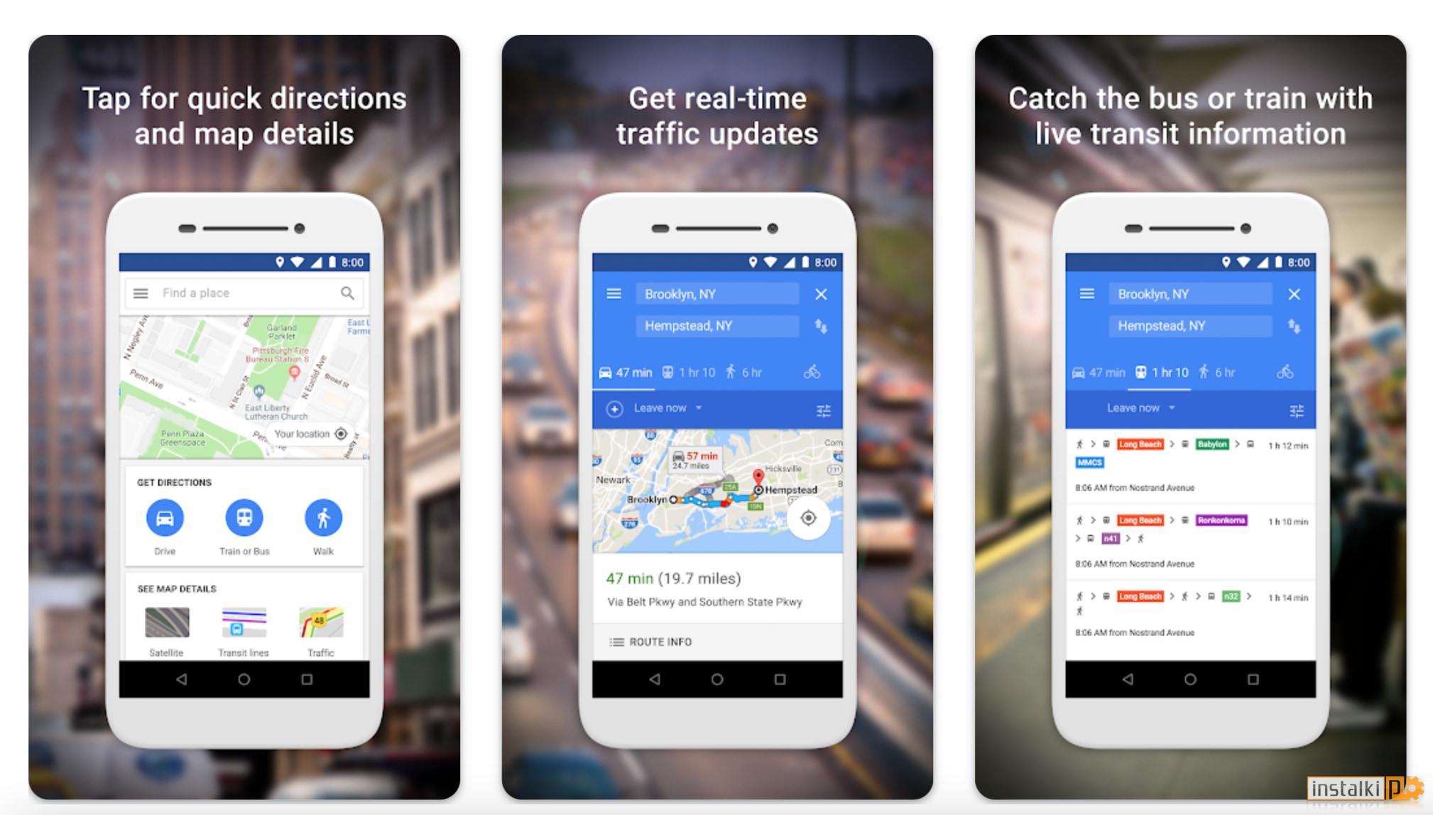 Mapy Google Go - Podróże - download - instalki.pl