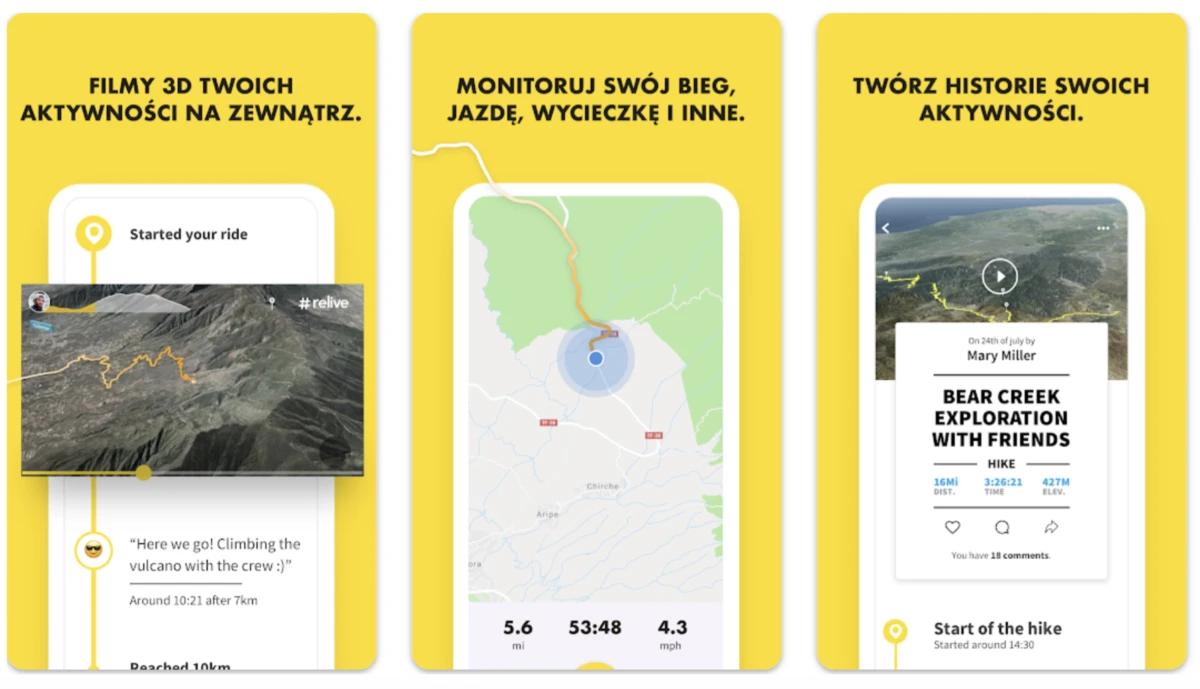 Relive 5.65.0 - Zdrowie i fitness - download - instalki.pl