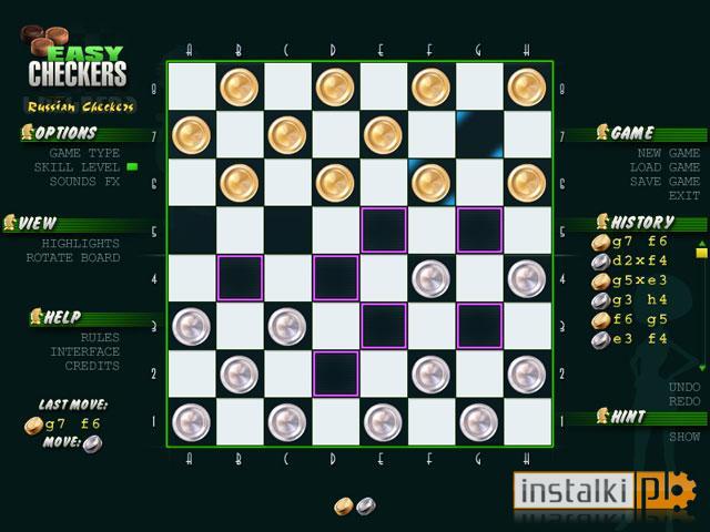 Easy Checkers