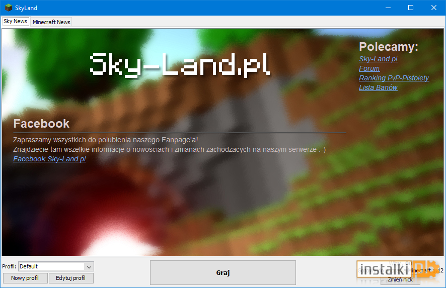 SkyLand Launcher