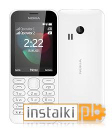 Custodia In Pelle Per Nokia 222 Dual SIM - Marrone, Con Linguetta Di Estrazione, Protezione Antiurto - 6