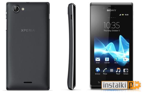 Sony Xperia J – instrukcja obsługi
