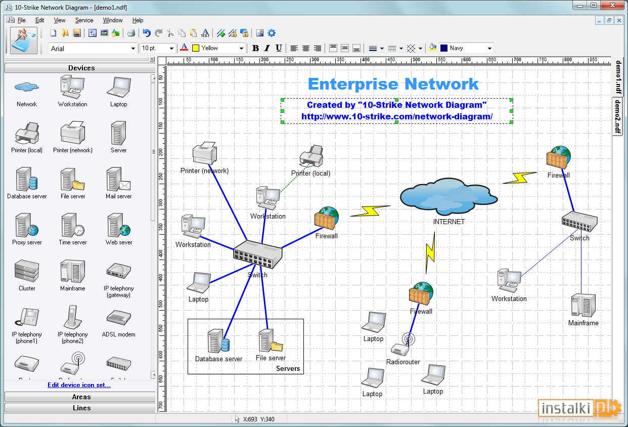 10-Strike Network Diagram