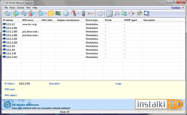 10-Strike Network Scanner