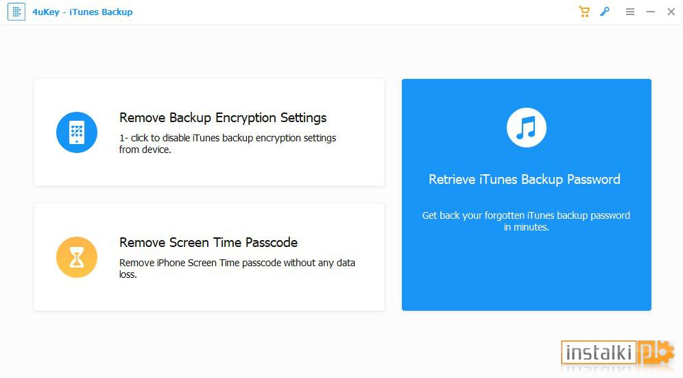 4uKey – iTunes Backup
