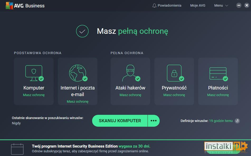 Okladka AVG Internet Security Business Edition