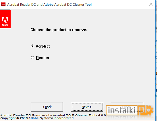 Acrobat Reader DC Cleaner Tool