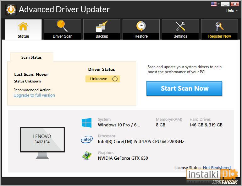 Okladka Advanced Driver Updater