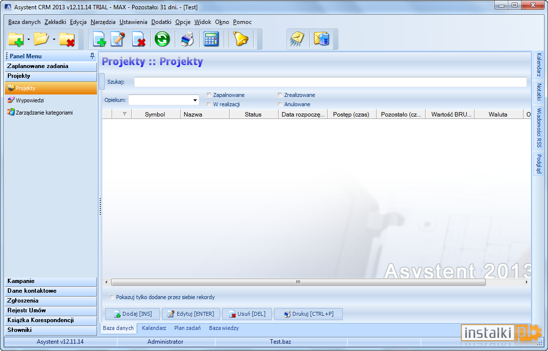 Asystent CRM