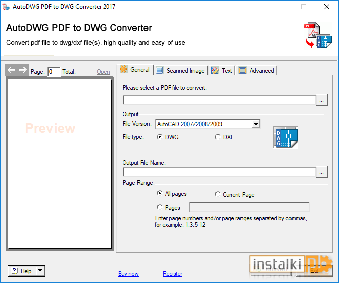 Okladka AutoDWG PDF to DWG Converter