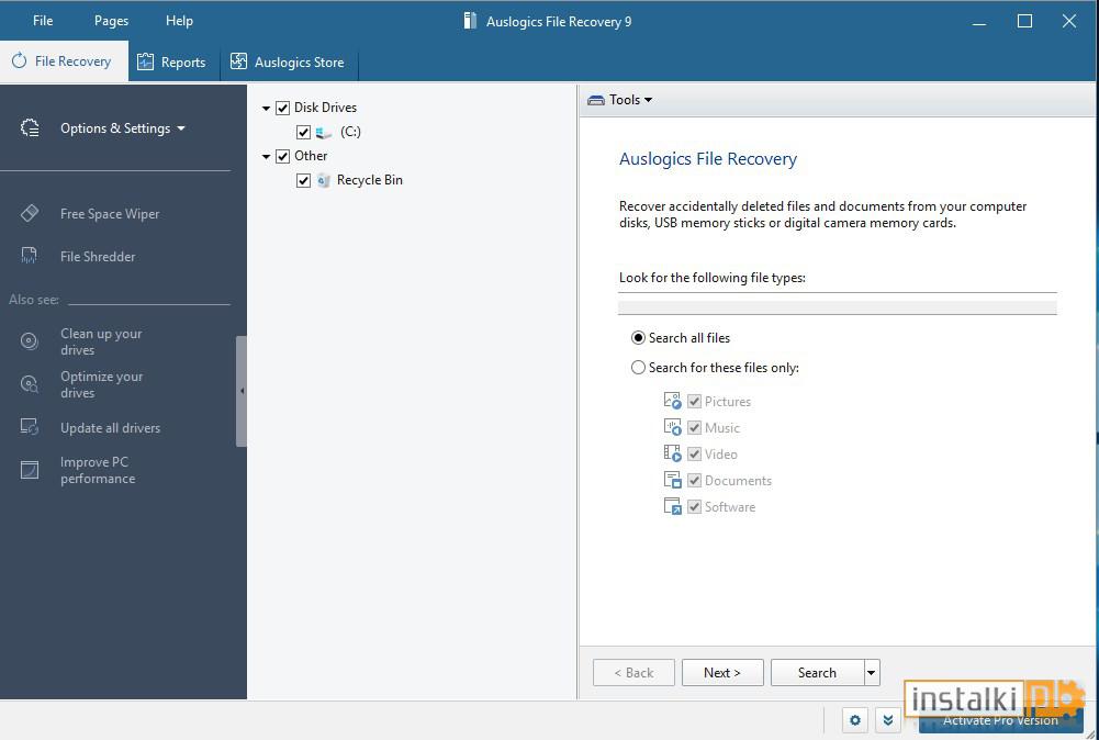 Okladka Auslogics File Recovery