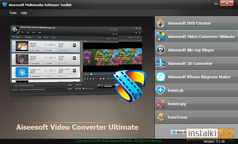 Aiseesoft Multimedia Software Toolkit