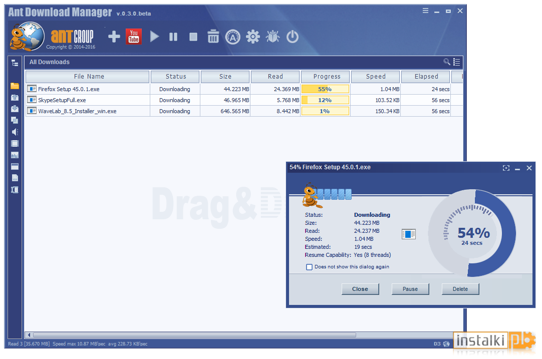 Ant Download Manager
