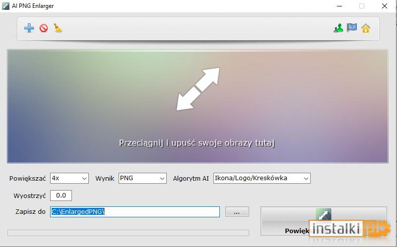 Okladka AI PNG Enlarger