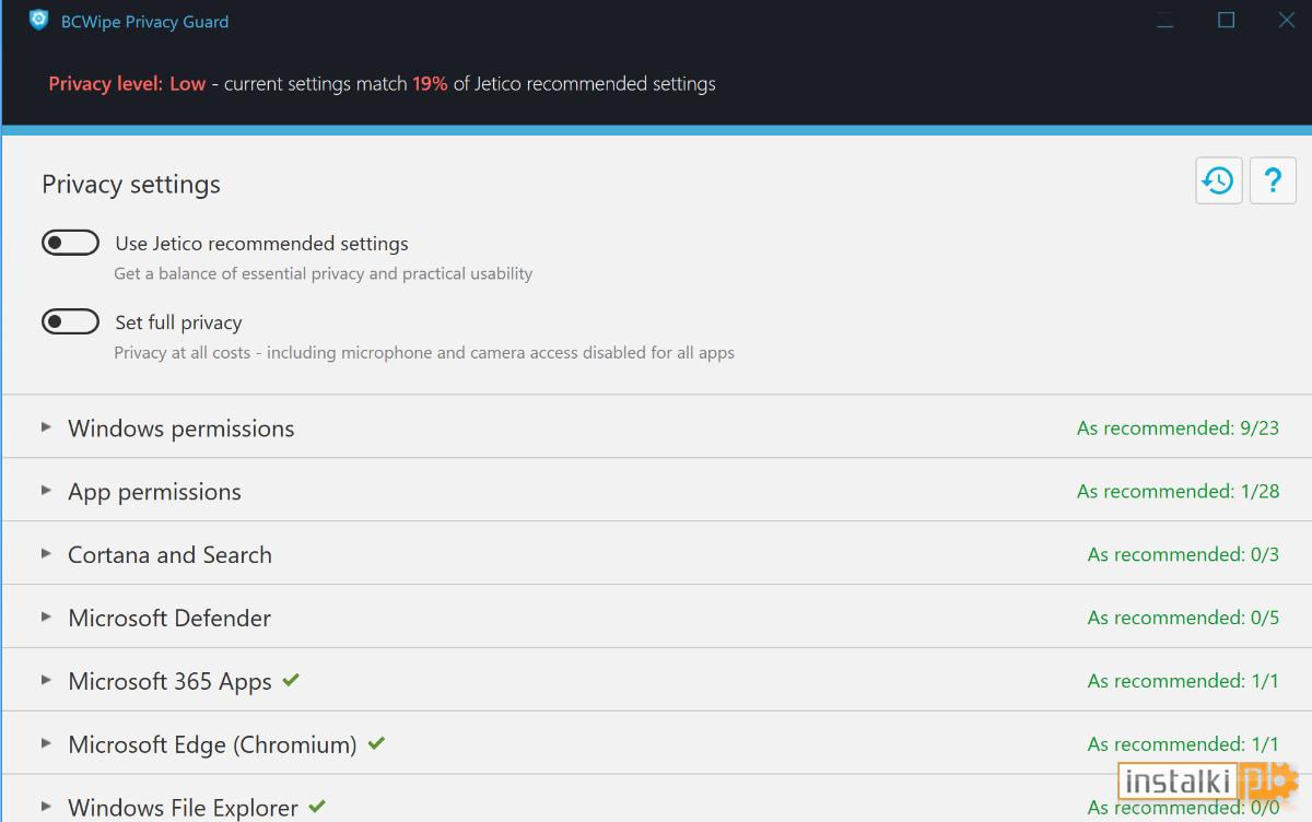 BCWipe Privacy Guard