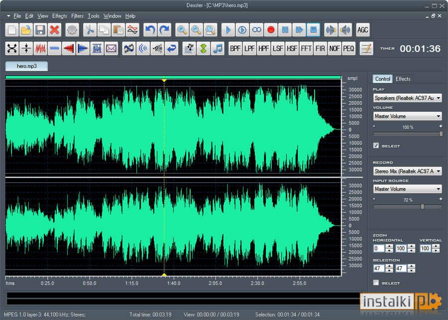 Okladka Dexster Audio Editor