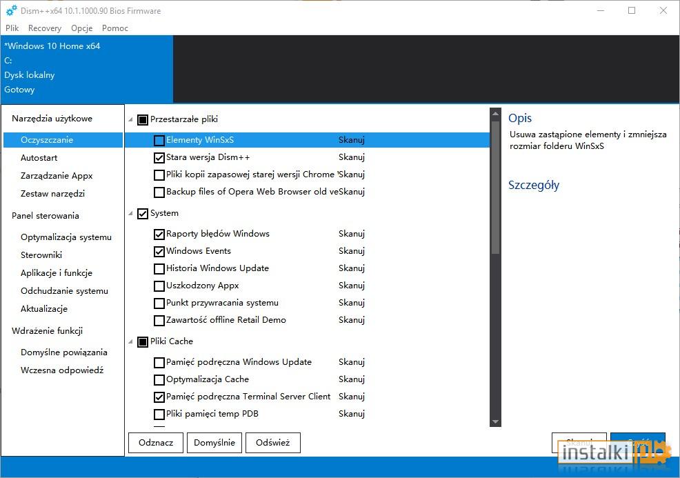 Dism++ 10.1.1002.2 - Windows - download - instalki.pl