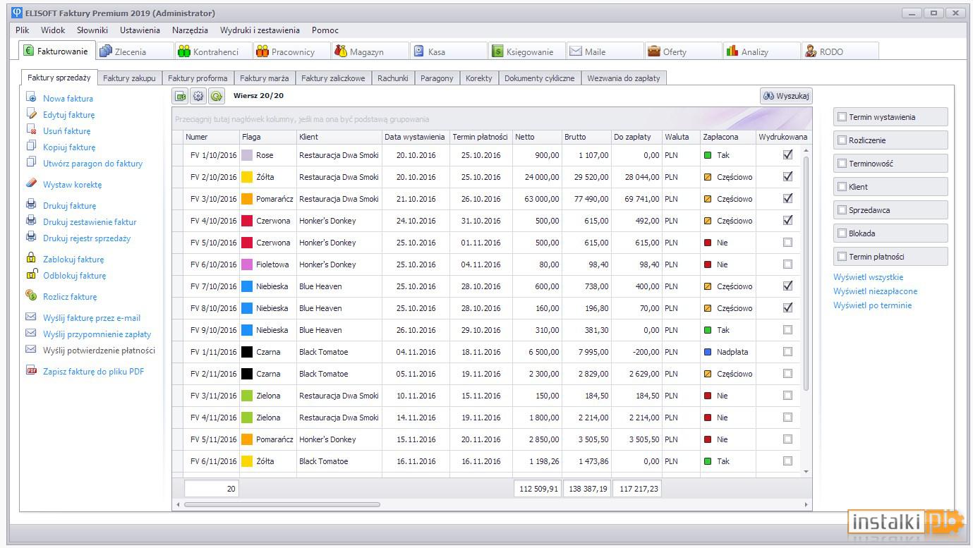 Okladka ELISOFT Faktury Premium 2024 v19.4.5.0