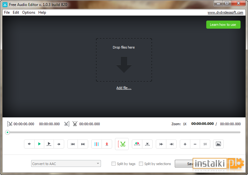 Okladka Free Audio Editor